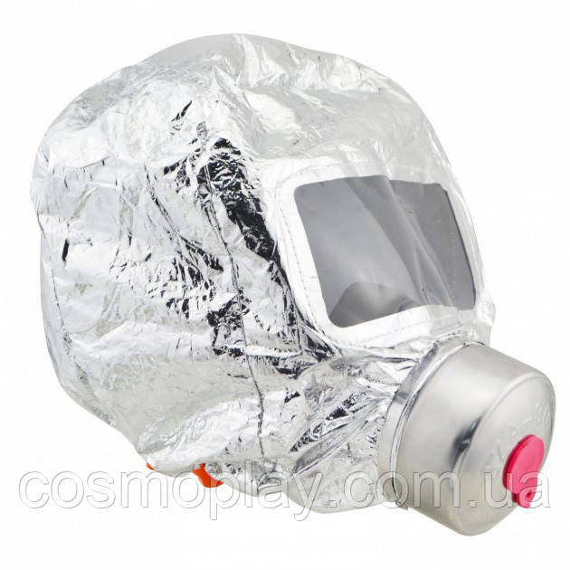 Маска противогаз из алюминиевой фольги, панорамный противогаз Fire mask защита головы WD-200 от радиации - фото 9 - id-p1751113427
