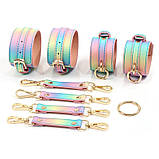 Бдсм набір для садо мазо ігор / Бондажний комплект фіксації, Макарон, фото 2