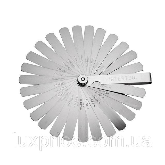 Комплект щупів 0,04-0,63мм 26шт INTERTOOL AT-0003   Luxprice
