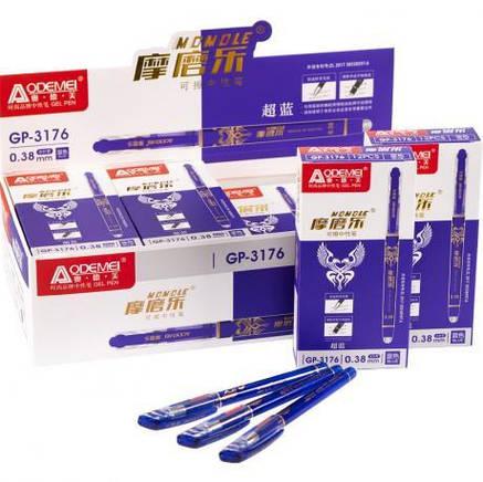 Ручка "пише-стирає" гелева синя з гумкою Neoline GP-3176 KNZ