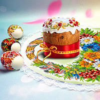 Серветка з мереживом для вишивки 160 Бісер Арт