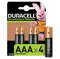 Батарейка Duracell AAA/HR03 (1.2V, Ni-Mh, 900mAh, блістер, 4шт)