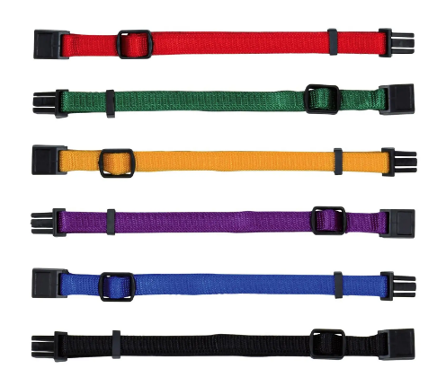 Нашийники для цуценят Trixie, набір 6 шт. S-M 17-25 см / 10 мм