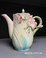 Заварювальний чайник порцеляновий Герань 1150 мл