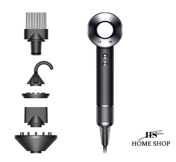 Фен Dyson HD08 Supersonic Black/Nickel