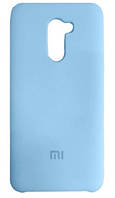 Силиконовый чехол защитный "Original Silicone Case" для Xiaomi Pocophone F1 синий