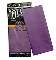 Бумага тишью фиолетовая, 10 шт., размер 65*50 см