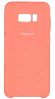 Силиконовый чехол защитный "Original Silicone Case" для Samsung S8 Plus (G955) персиковый