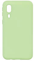 Силиконовый чехол защитный "Original Silicone Case" для Samsung A260 / A2 Core светло-зеленый