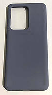 Силиконовый чехол защитный "Original Silicone Case" для Samsung G988 / S20 Ultra lavanda-GreyLavender-gray