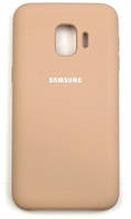 Силиконовый чехол защитный "Original Silicone Case" для Samsung J2 Core / J260 pink-sand
