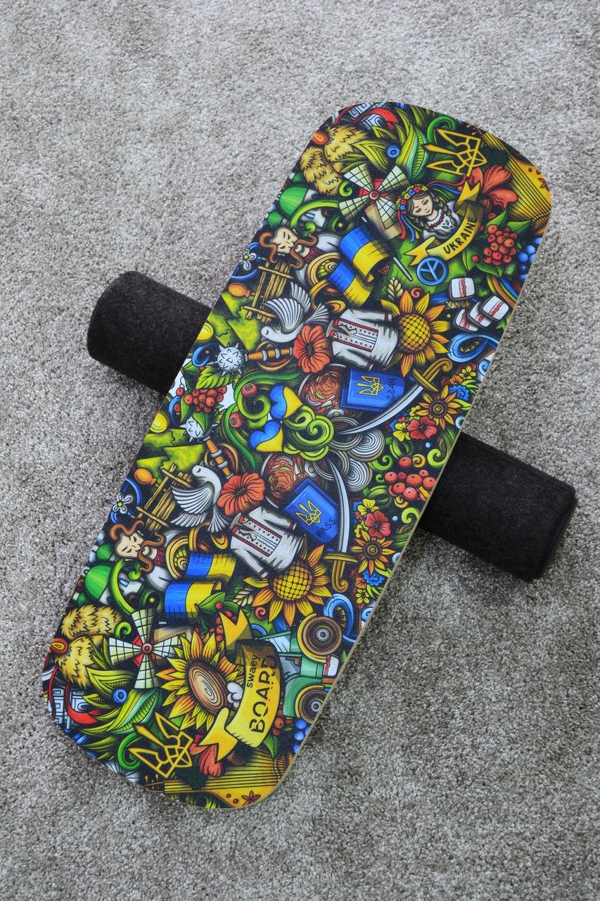 Балансборд Grip з валиком UA, фото 1