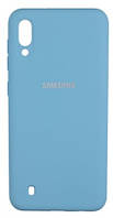 Силиконовый чехол защитный "Original Silicone Case" для Samsung M105 / M10 синий