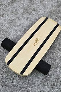 Балансборд із валиком Чорний