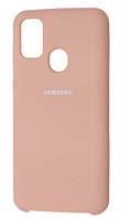 Силіконовий чохол захисний "Original Silicone Case" Samsung M21 / M307 / M30S pink-sand