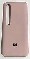 Силиконовый чехол защитный "Original Silicone Case" для Xiaomi Mi 10 персиковый