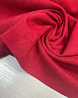 Ткань Замша на дайвинге исскуствиная диагональ, красного цвета