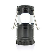 Лампа-ліхтар SH-5800T, 6+1LED, 1+1режим, корпус-алюміній, ударостійкий, 220V+Solar, вбудований аккум 800mAh,