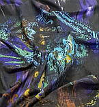 Трикотаж бавовняний принт Абстракція, фото 3