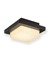 Потолочный светильник для наружного освещения квадратный ALU серый антрацит 4.8W 504lm теплый белый 3000K IP54