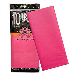 Папір тишею малиновий, 10 шт., розмір 65*50 см