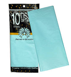 Папір тишею світло-блакитний, 10 шт., розмір 65*50 см