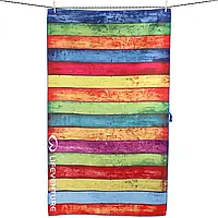 Lifeventure полотенце Soft Fibre Printed Striped Planks Giant MK official