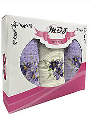 Подарунковий набір рушників Moz Туреччина Фіолетовий