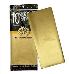 Папір тишею золото, 10 шт., розмір 65*50 см
