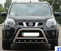 Кенгурятник WT004 (нерж) Nissan X-trail T30 2002-2007