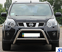 Кенгурятник WT006 (нерж) Nissan X-trail T30 2002-2007