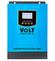 Солнечный преобразователь инвертор VOLT POLSKA SINUS PRO ULTRA 2000 12/230V (1000/2000W) + 60MPPT (75V)