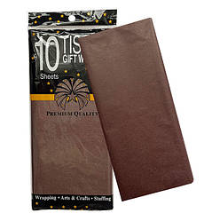 Папір тишею коричневий, 10 шт., розмір 65*50 см