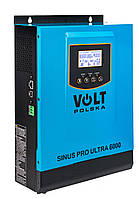 Солнечный преобразователь инвертор VOLT POLSKA SINUS PRO ULTRA 6000 24/230V (3000/6000W) + 60A MPPT (145V)