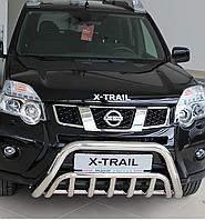 Передній захист WT002 нерж Nissan X-trail T31 2007-2014