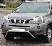 Передній захист бампера WT007 нерже Nissan X-trail T31 2007-2014