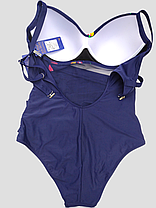 ОПТ Закритий купальник із сіткою Z.Five 75907 синій на 48 50 52 54 56 розмір, фото 5