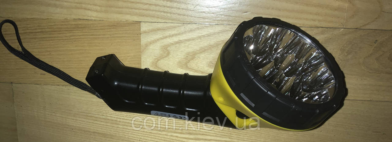 Ліхтарик ручний акумуляторний HOROZ, із заряджанням від 220 V (4V, 400mAh)