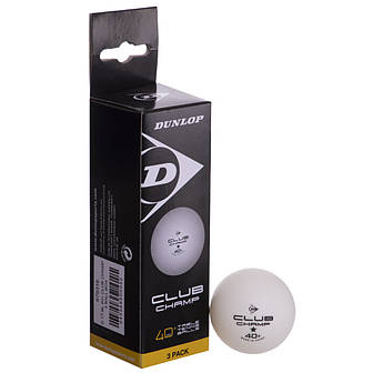 Кульки для настільного тенісу Dunlop MT-679320, Білий, Розмір (EU) — 1SIZE