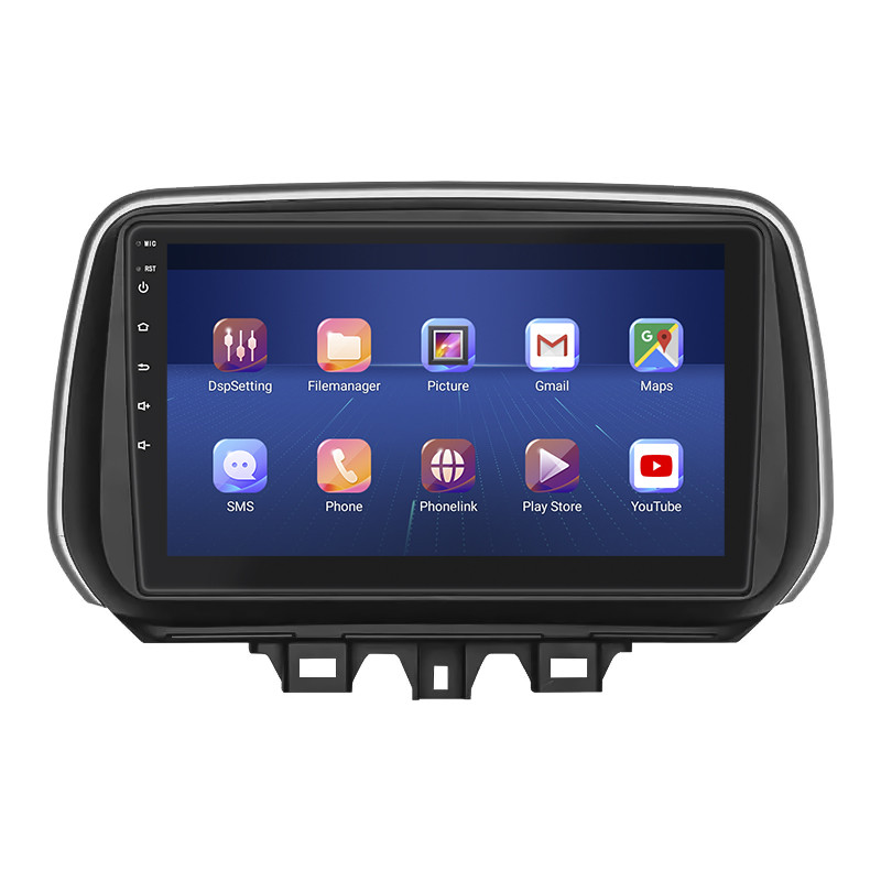 Штатна магнітола Lesko для Hyundai Tucson III Рестайлінг 2018-2021г 10" 2/32Gb 4G Wi-Fi GPS Top Хюндай Туксон