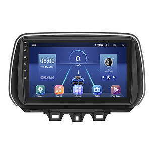 Штатна магнітола Lesko для Hyundai Tucson III Рестайлінг 2018-2021г 10" 2/32Gb 4G Wi-Fi GPS Top Хюндай Туксон, фото 3