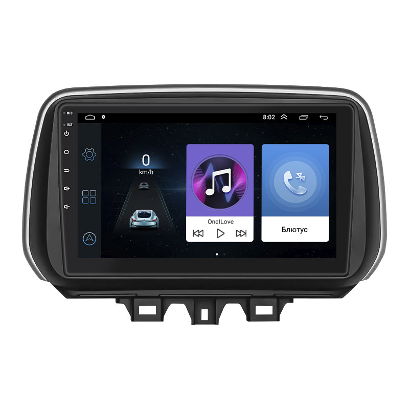 Штатна магнітола Lesko для Hyundai Tucson III Рестайлінг 2018-2021 р. 10" 1/16Gb Wi-Fi GPS Base Хюндай Туксон