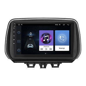 Штатна магнітола Lesko для Hyundai Tucson III Рестайлінг 2018-2021 р. 10" 1/16Gb Wi-Fi GPS Base Хюндай Туксон, фото 1