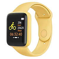 Смарт-часы Smart Watch D20 (Y68) Yellow