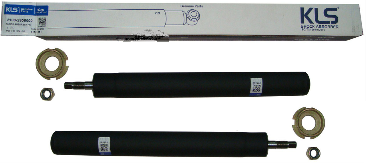 Амортизатори передні олива (лів + правий) ВАЗ 2108 KLS Корея, фото 1