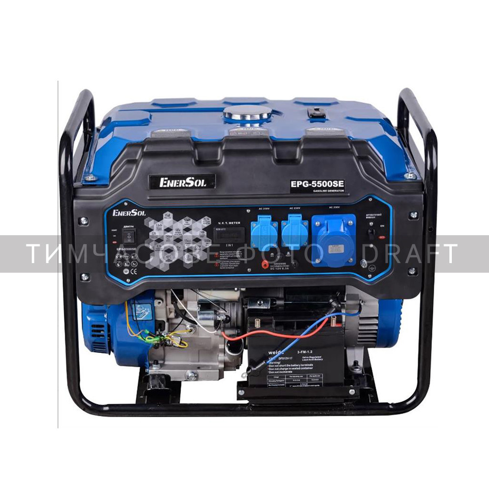 Kit Energy Генератор Бензиновый EnerSol, 230В, Макс 5.5кВт ...