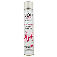 Лак для волос экстрасильная фиксация You Look Professional Art Extra Strong Finish Hairspray 500 мл (801965304