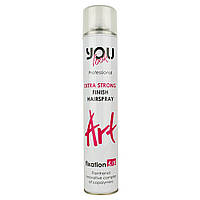 Лак для волосся екстрасильна фіксація You Look Professional Art Extra Strong Finish Hairspray 500 мл (8019653041324)