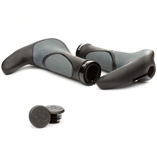 Гріпси OnRide HornGrip 30 135мм чорний/сірий 1900043