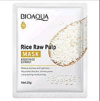 Маска тканевая из рисовой мякоти, BIOAQUA